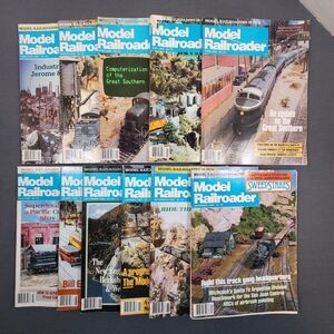 MODEL RAILROADER Magazine Lot 1983 Feb-Dec Monthly Set Vintage Trains Collectors